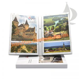 定制設(shè)計(jì)一折頁四格型木地板樣品展示冊(cè)PY096(1