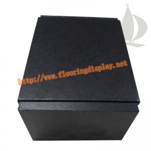 廠家定制設(shè)計(jì)logo型木地板樣品翻蓋展示盒子PY199(2